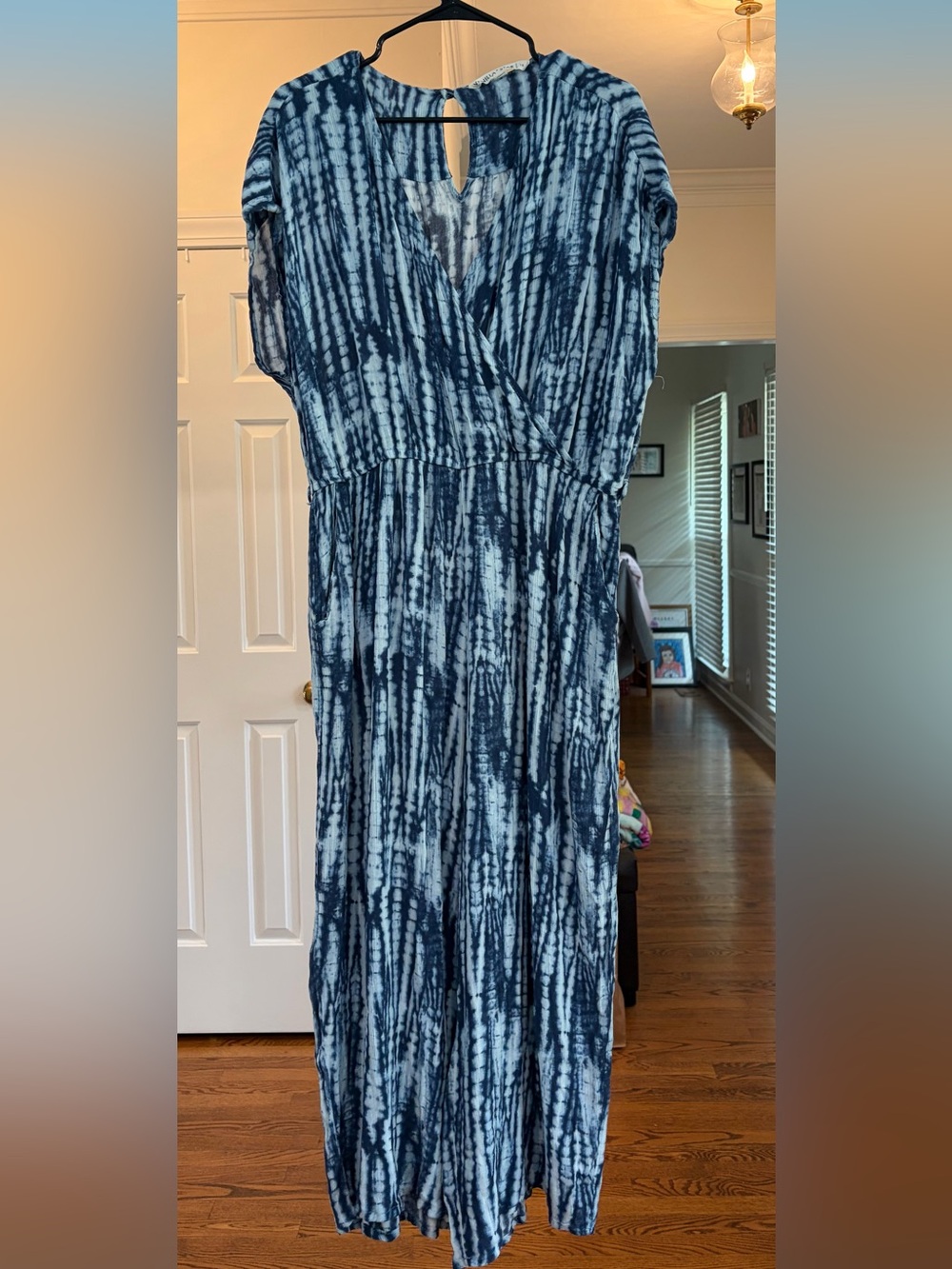 Blue Tie-Dye romper